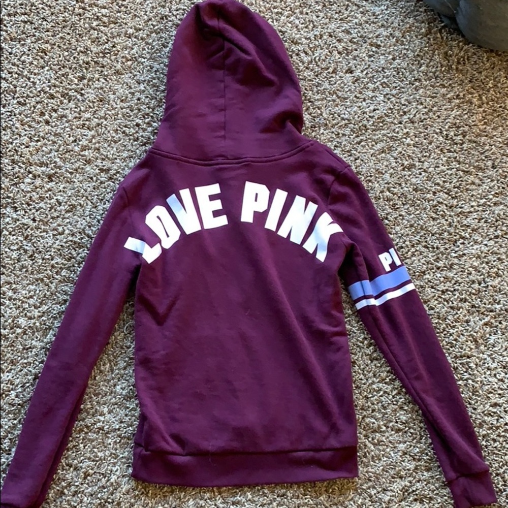 Maroon PINK Sweatshirt Like New!